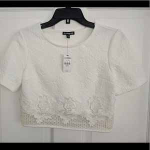 Express floral crop top